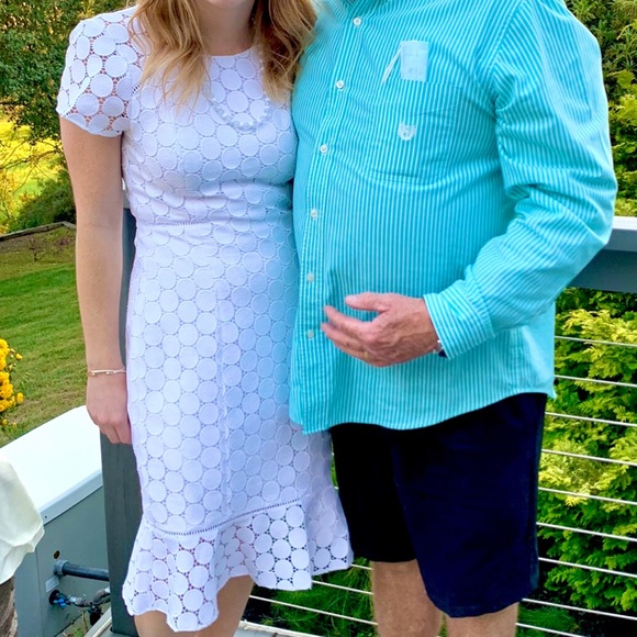 Lilly Pulitzer White Fitted Dress - Perfect for Brides! - Picture 4 of 4